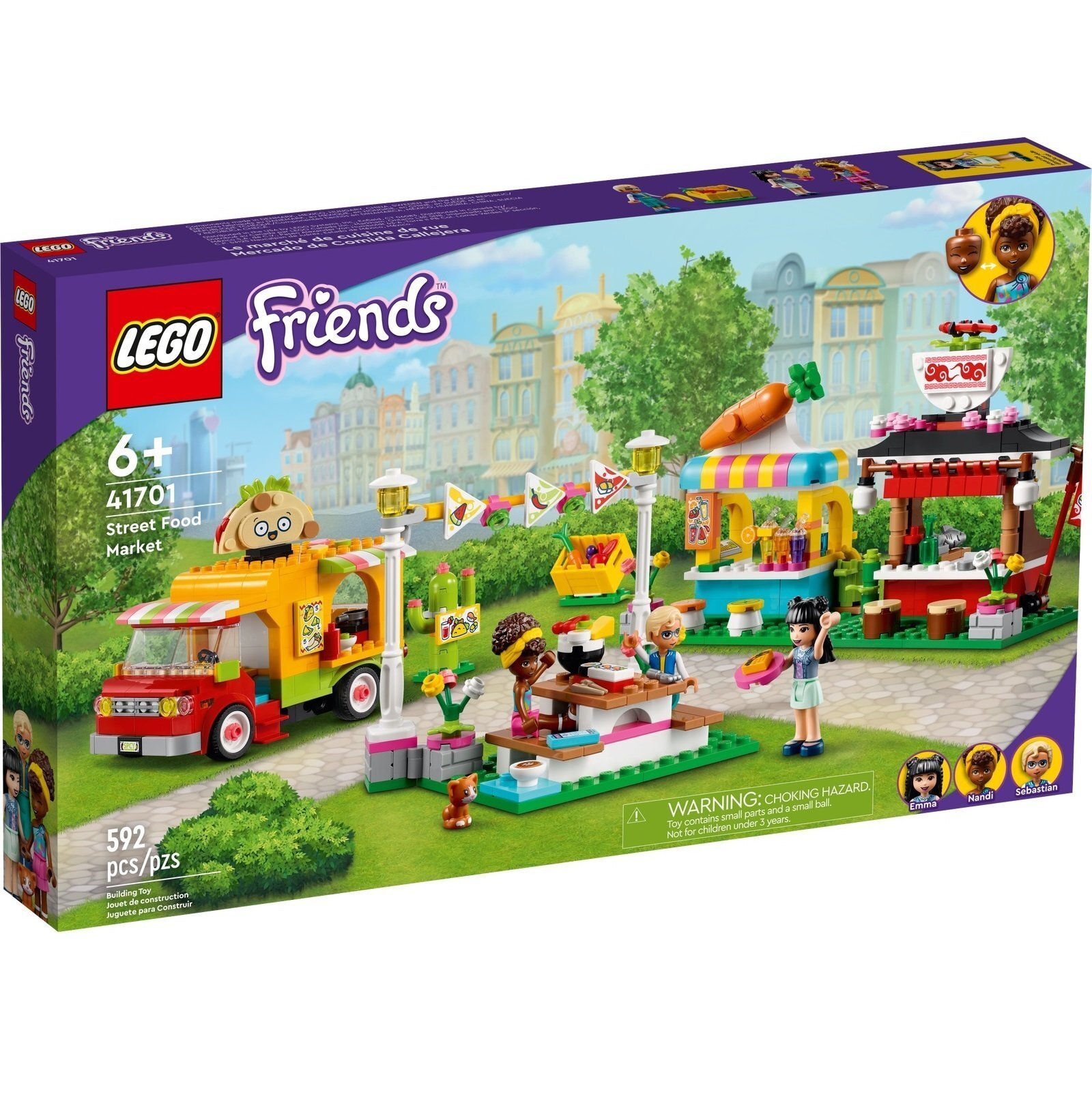 Акція на Конструктор LEGO Friends Рынок уличной еды 41701 від MOYO