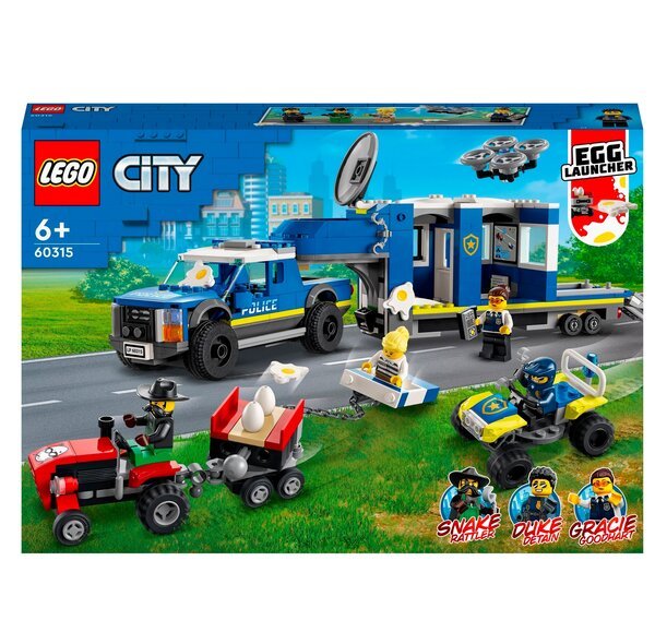 

LEGO 60315 City Полицейский мобильный командный трейлер