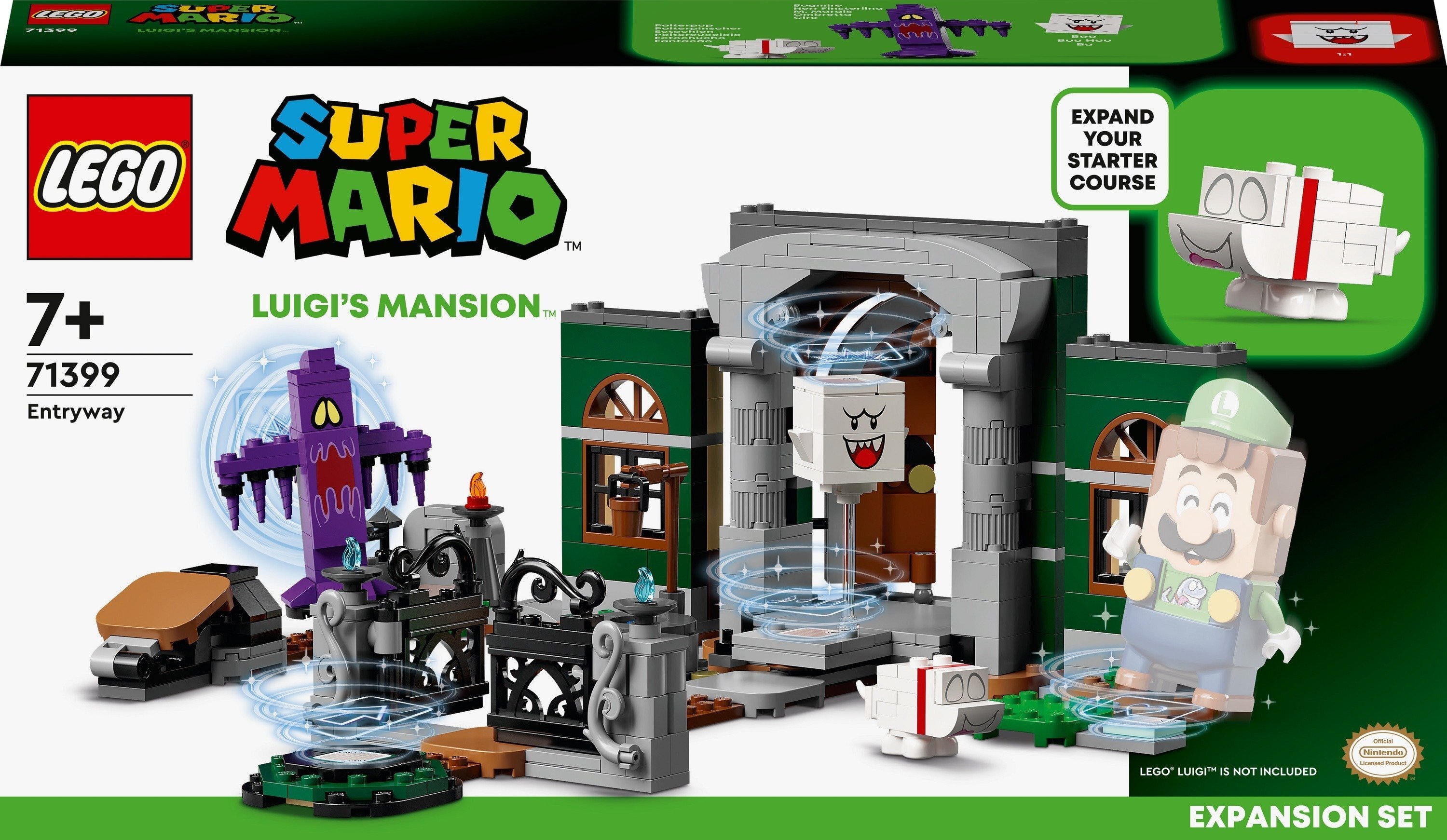 

Конструктор LEGO Super Mario Дополнительный набор «Luigi’s Mansion: вестибюль» 71399