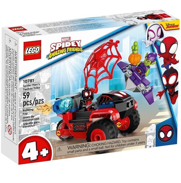Акція на LEGO 10781 Marvel Техно Велосипед Человека-паука від MOYO