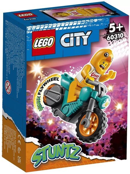 Акція на Конструктор LEGO City Акробатический трюковый мотоцикл 60310 від MOYO