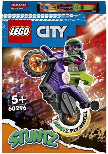 

Конструктор LEGO City Акробатический трюковый мотоцикл 60296