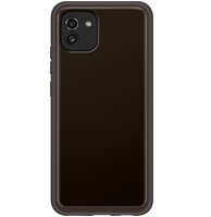 Чохол Samsung для Galaxy A03 Soft Clear Cover Black (EF-QA035TBEGRU)