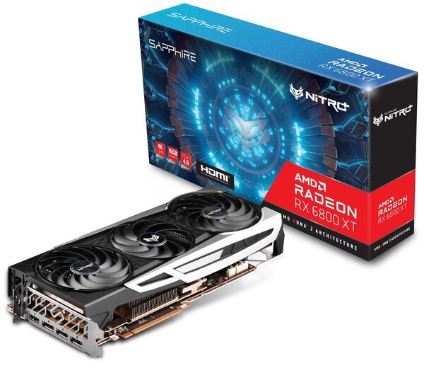 

Видеокарта SAPPHIRE Radeon RX 6800 XT 16GB GDDR6 Nitro+ GAMING OC (11304-02-20G)