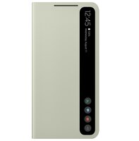 Чехол Samsung для Galaxy S21 FE (G990) Smart Clear View Cover Olive Green (EF-ZG990CMEGRU)