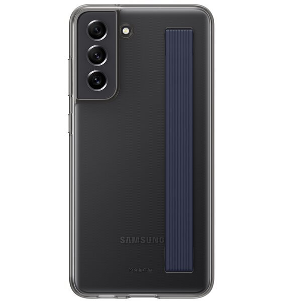 

Чехол Samsung для Galaxy S21 FE (G990) Clear Strap Cover Dark Gray (EF-XG990CBEGRU)