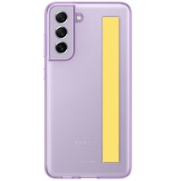 Чохол Samsung для Galaxy S21 FE (G990) Clear Strap Cover Lavender (EF-XG990CVEGRU)
