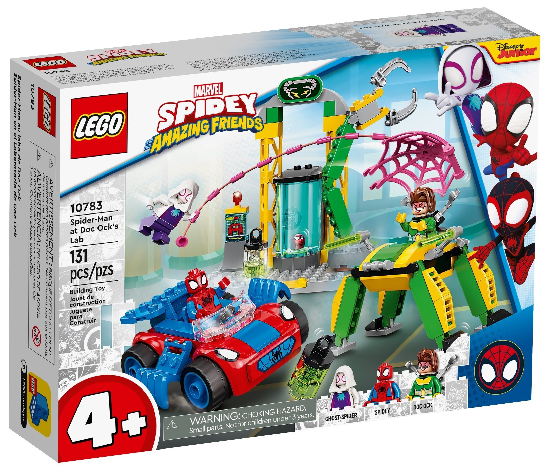 

Конструктор LEGO Marvel Человек-паук в лаборатории Доктора Ока 10783