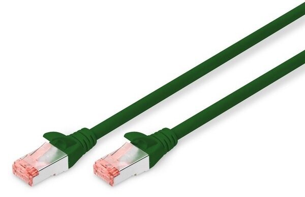 

Патч-корд DIGITUS CAT 6 S-FTP, 10м, AWG 27/7, LSZH, зеленый