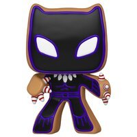 Коллекционная фигурка Funko POP! Bobble Marvel Holiday Gingerbread Black Panther (FUN25491633)