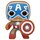 Коллекционная фигурка Funko POP! Bobble Marvel Holiday Gingerbread Captain America(FUN25491629)