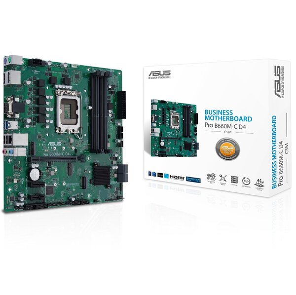 

Материнская плата ASUS PRO B660M-C D4/CSM (PRO_B660M-C_D4/CSM)