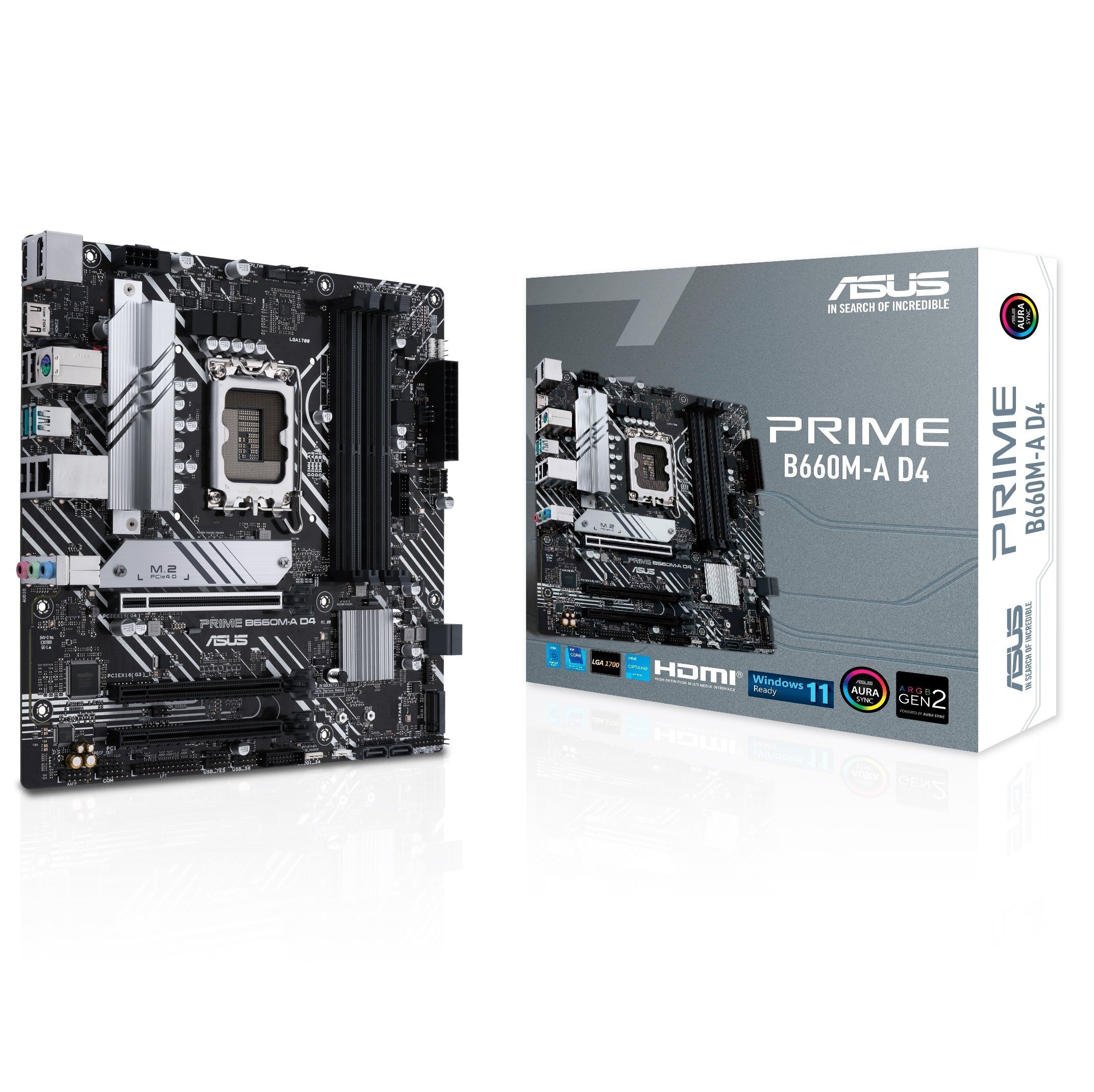 

Материнcкая плата ASUS PRIME B660M-A D4 (PRIME_B660M-A_D4)