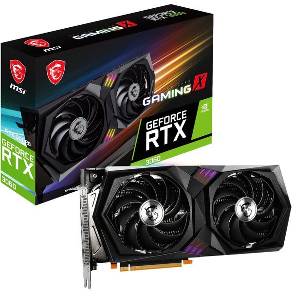 

Видеокарта MSI GeForce RTX3060 12GB GDDR6 GAMING X (RTX_3060_GAMING_X_12G)