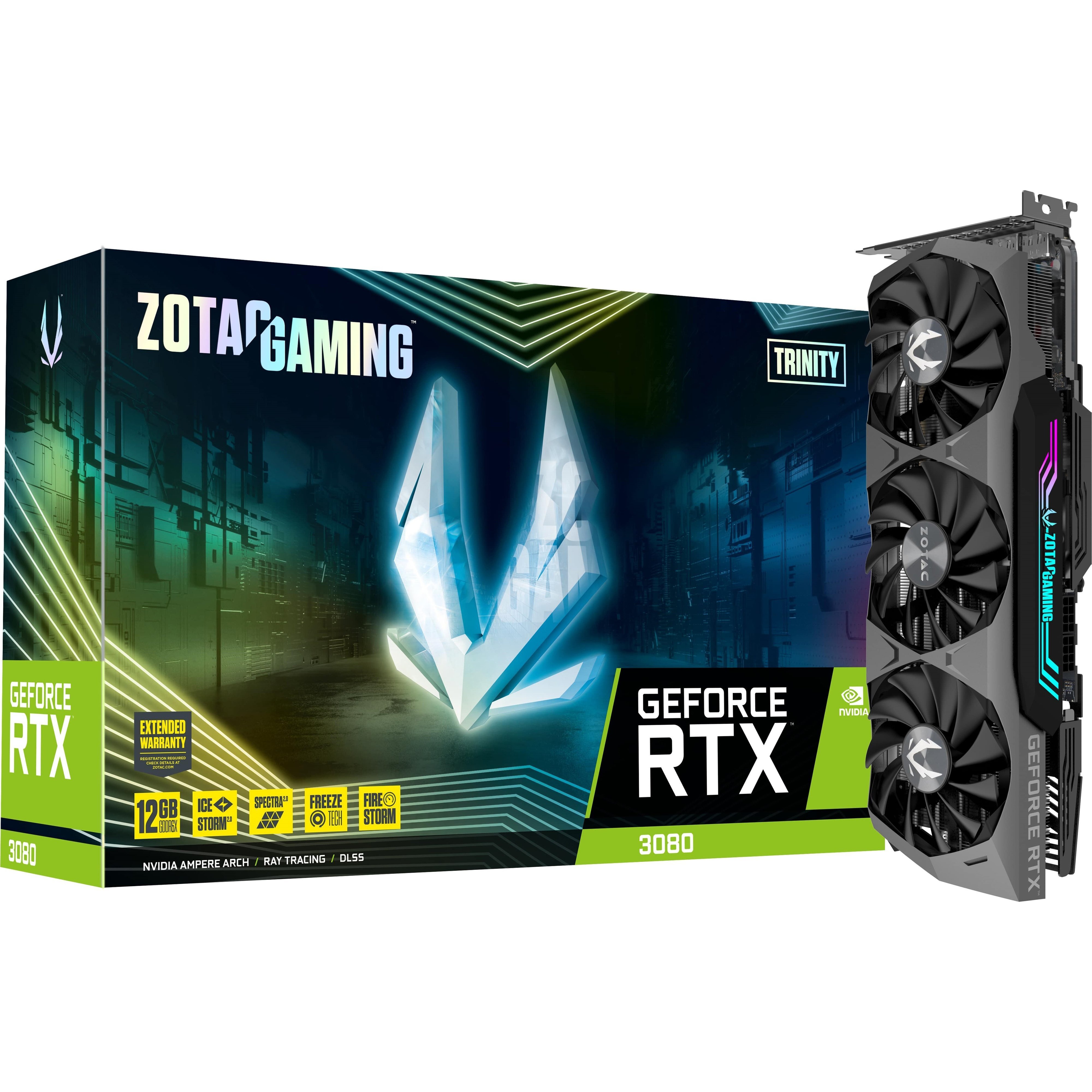 

Видеокарта ZOTAC GeForce RTX 3080 12GB GDDR6X GAMING Trinity LHR (ZT-A30820D-10PLHR)