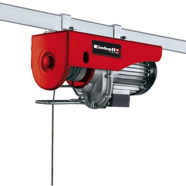 

Тельфер электрический Einhell TC-EH 500, 1000 Вт, до 500 кг, трос 12 м