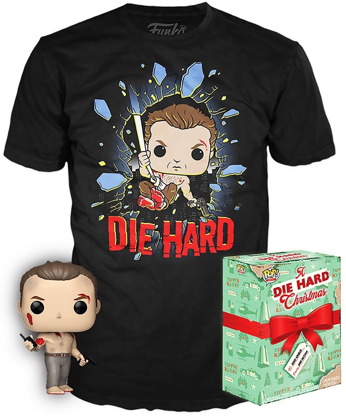 

Набор Фигурка+Футболка Funko POP and Tee: Die Hard (L)