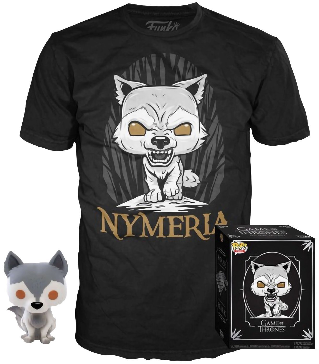 

Набор Фигурка+Футболка Funko POP and Tee: GOT: Nymeria (M)