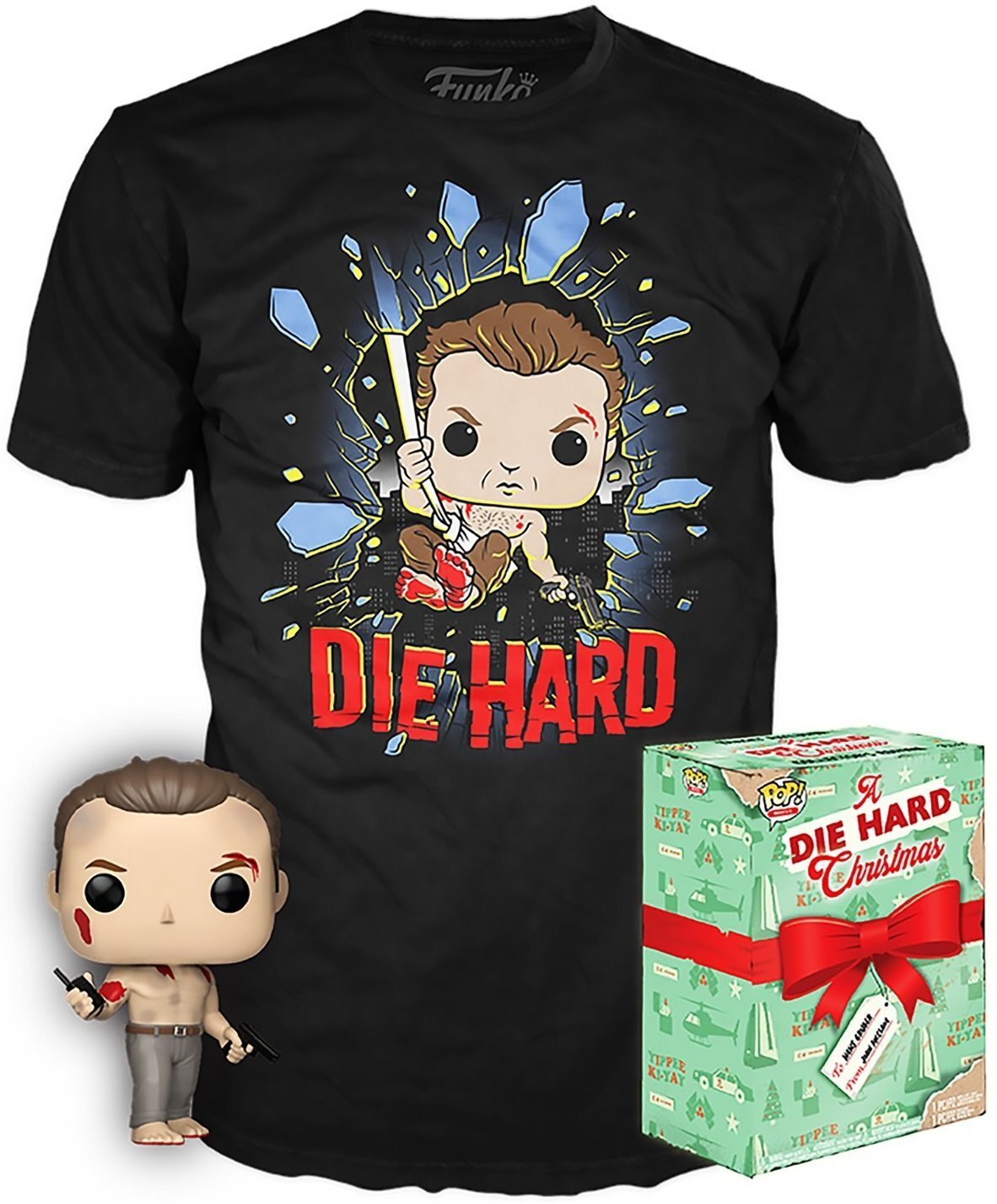 

Набор Фигурка+Футболка Funko POP and Tee: Die Hard (S)