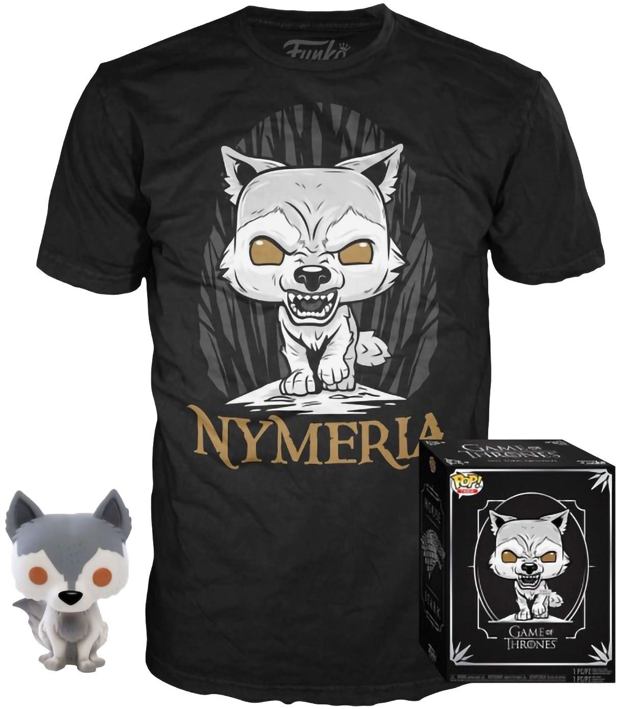 

Набор Фигурка+Футболка Funko POP and Tee: GOT: Nymeria (XL)