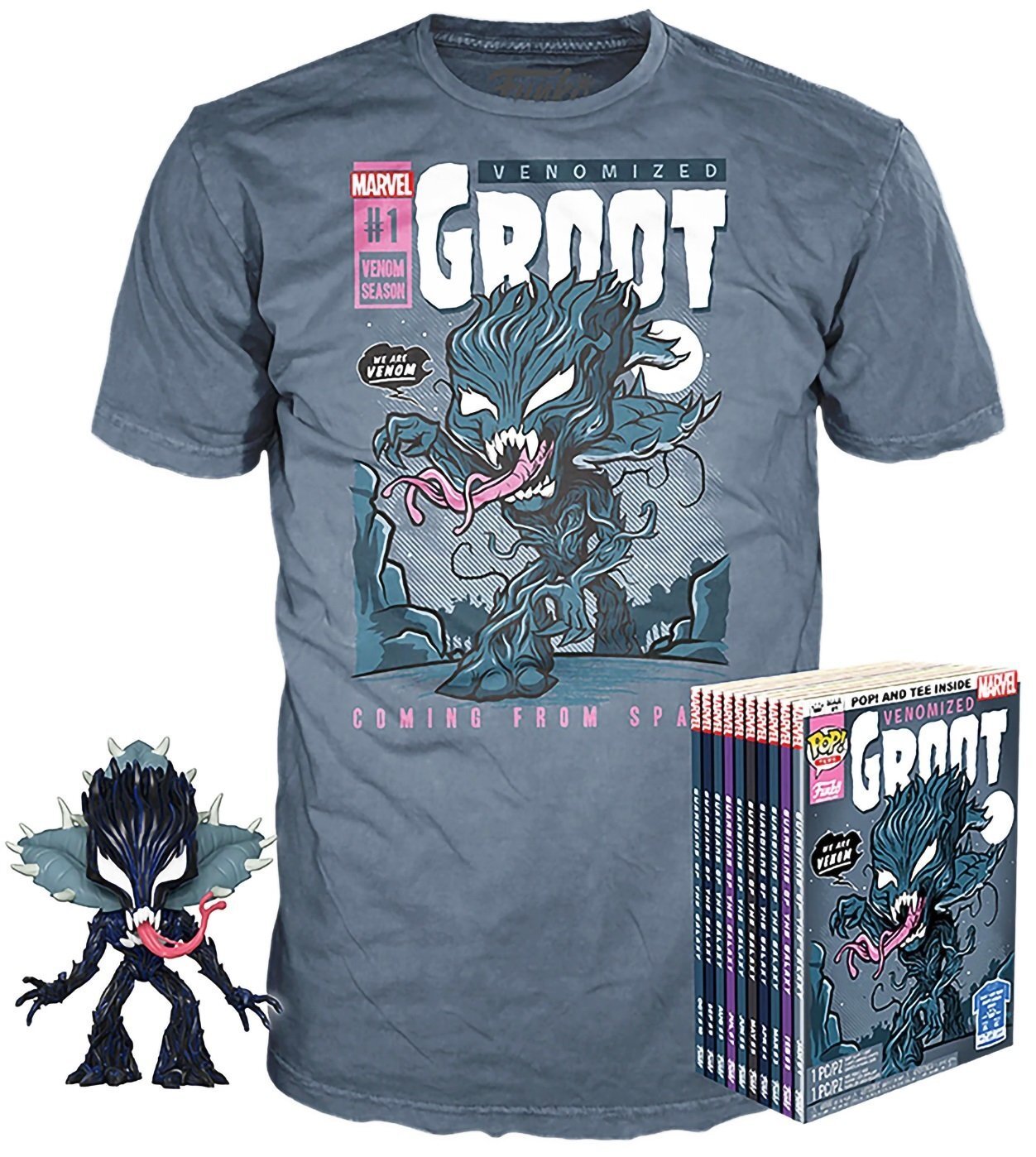 

Набор Фигурка+Футболка Funko POP and Tee: Venom Groot (XL) (UT-50766)