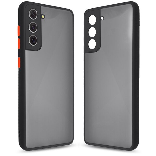 

Чехол MakeFuture для Galaxy S21 FE Frame Matte PC+TPU Black (MCMF-SS21FEBK)