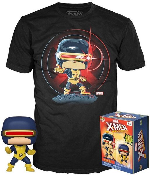 

Набор Фигурка+Футболка Funko POP and Tee: Marvel 80th: First Appearance: Cyclops (L)