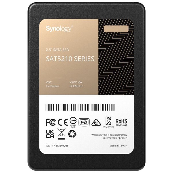 

SSD накопитель Synology SATA 2.5" 480GB (SAT5210-480G)