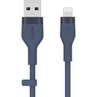 Кабель Belkin USB-A - Lightning, SILICONE, 1m, blue