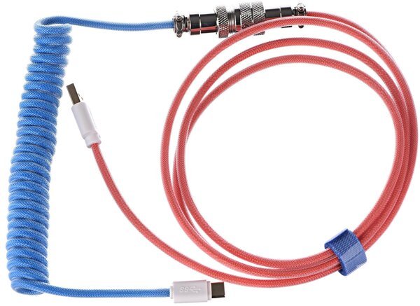 

Кабель Ducky Premicord Bon Voyage, USB Type-A to Type-C, Blue