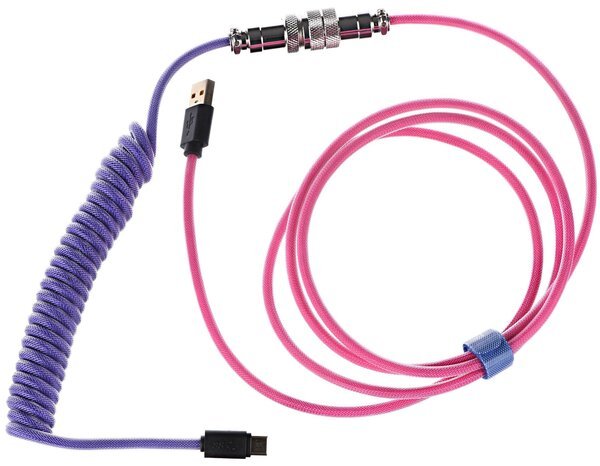

Кабель Ducky Premicord Joker, USB Type-A to Type-C, Purpule