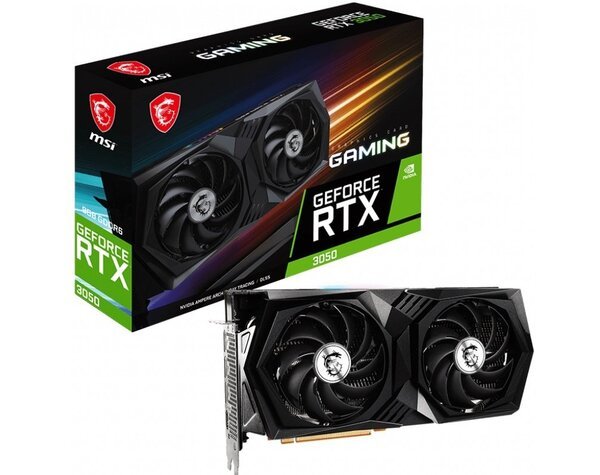 

Видеокарта MSI GeForce RTX3050 8GB GDDR6 GAMING X (RTX_3050_GAMING_X_8G)