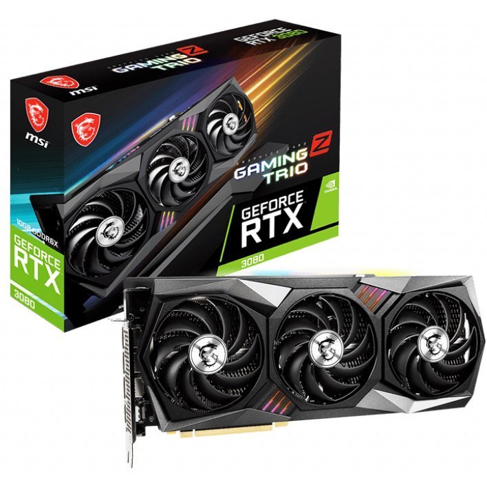 

Видеокарта MSI GeForce RTX3080 10GB GDDR6X GAMING Z TRIO LHR (RTX3080_GAMZTRIO10_LHR)