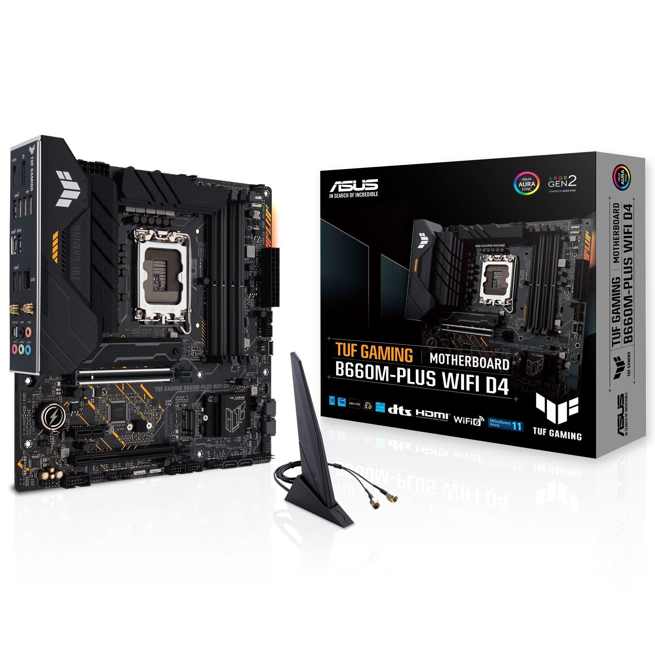 

Материнcкая плата ASUS TUF GAM B660M-PLUS WIFI (TUF_GAM_B660M-PLUS_WIFI)