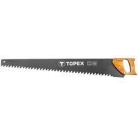 Ножовка для пеноблоков TOPEX, 800 мм, 23 зубьев, твердосплавная напайка, чехол