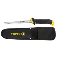 Ножівка по гіпсокартону TOPEX, 150 мм, 8TPI, чохол
