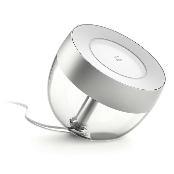 

Настольная лампа Philips Hue Iris, 2000K-6500K, димируемая, серебристая