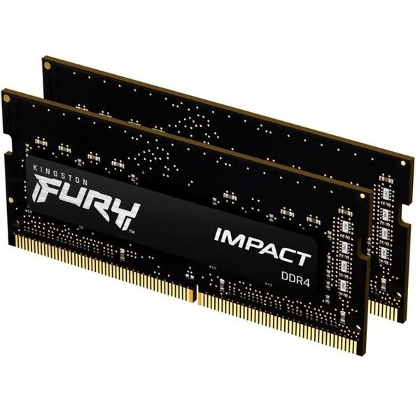 

Память для ноутбука Kingston DDR4 2933 32GB KIT (16GBx2) SO-DIMM Kingston FURY Impact (KF429S17IB1K2/32)