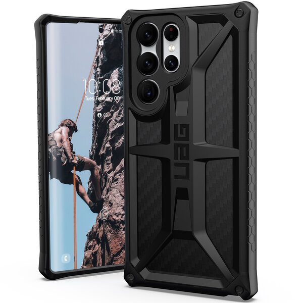 

Чехол UAG для Galaxy S22 Ultra Monarch Carbon Fiber (213441114242)