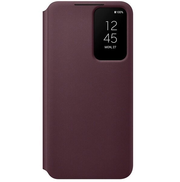 

Чехол Samsung для Galaxy S22 Smart Clear View Cover Burgundy (EF-ZS901CEEGRU)