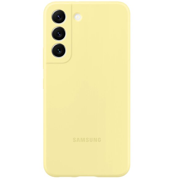 

Чехол Samsung для Galaxy S22 Silicone Cover Butter Yellow (EF-PS901TYEGRU)