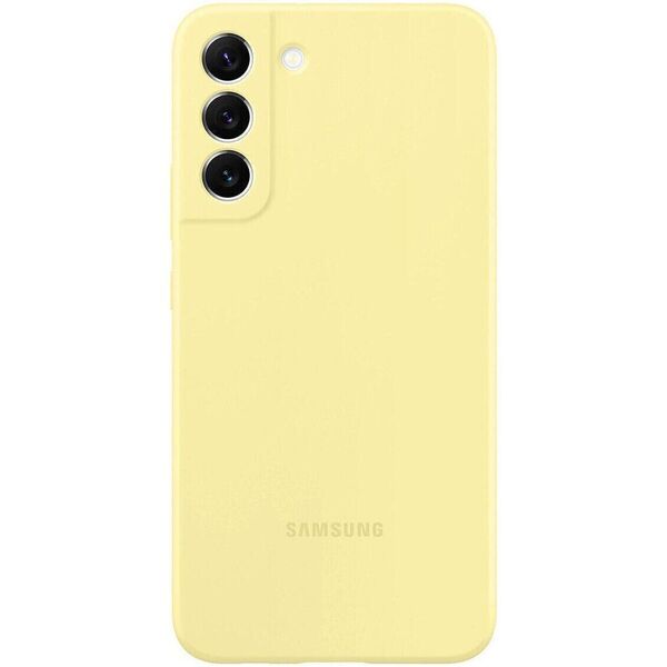 

Чехол Samsung для Galaxy S22+ Silicone Cover Butter Yellow (EF-PS906TYEGRU)