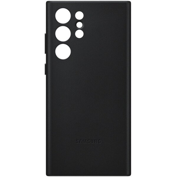 

Чехол Samsung для Galaxy S22 Ultra Leather Cover Black (EF-VS908LBEGRU)