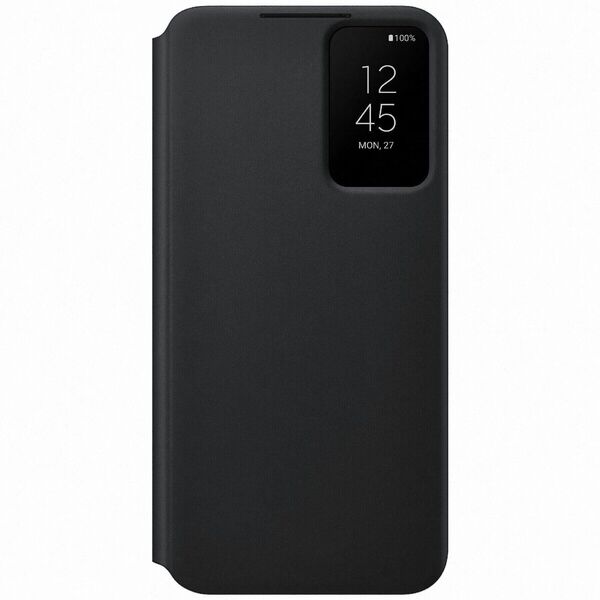 Акция на Чехол Samsung для Galaxy S22+ Smart Clear View Cover Black (EF-ZS906CBEGRU) от MOYO