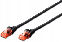 Патч-корд DIGITUS CAT 6 UTP 1м, AWG 26/7, Cu, LSZH, Black (DK-1617-010/BL)