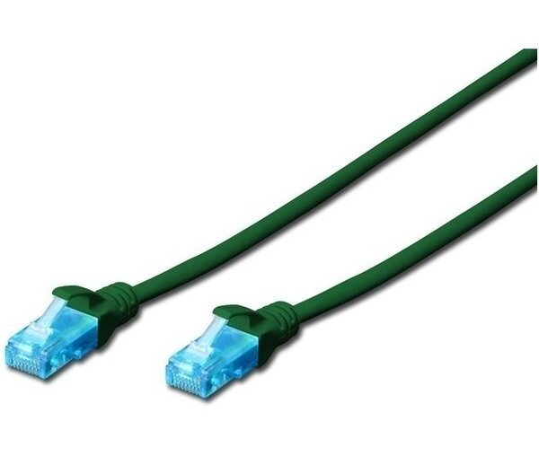

Патч-корд DIGITUS CAT 5e UTP 10м, PVC AWG 26/7, Green (DK-1511-100/G)