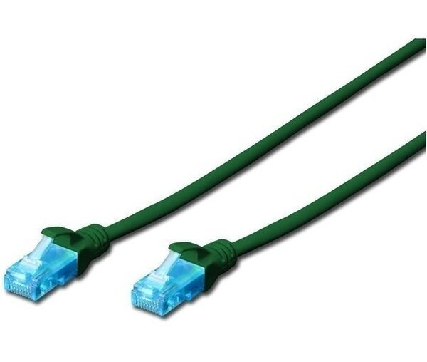 

Патч-корд DIGITUS CAT 5e UTP 10м, AWG 26/7, CCA, PVC, Green (DK-1512-100/G)