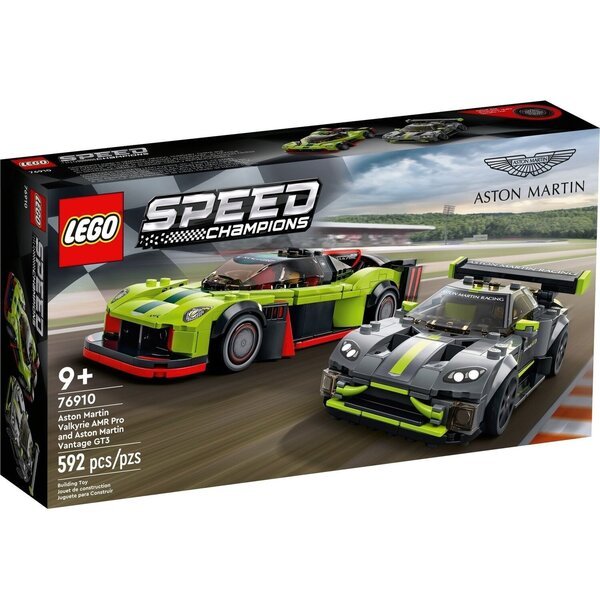 

LEGO 76910 Speed Champions Aston Martin Valkyrie AMR Pro и Aston Martin Vantage GT3