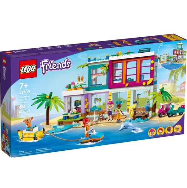 

Конструктор LEGO Friends Пляжный дом для отдыха 41709