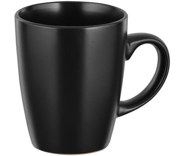 Чашка Ardesto Molize, 350 мл, чорна, кераміка (1475290)